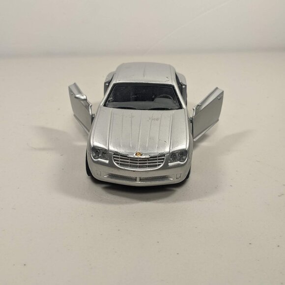 Chrysler Crossfire 1/32 Diecast model car 1:32 silver grey toy - Picture 2 of 9